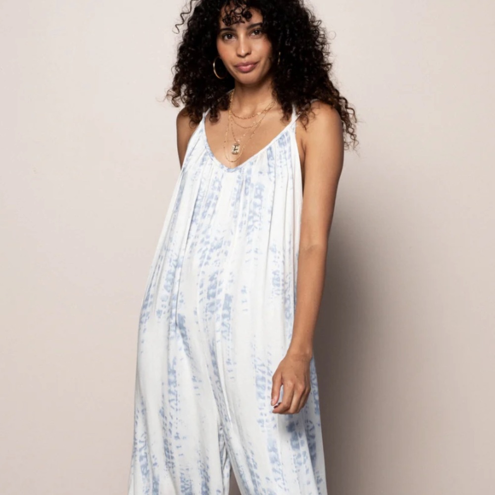 Audrey 3+1 Tie Dye Jumpsuit Size Small